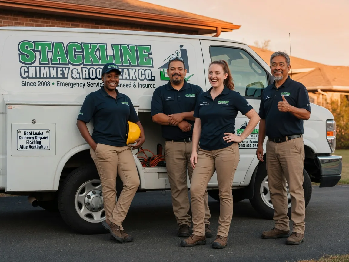 Chimney flashing repair company in Garber, OK